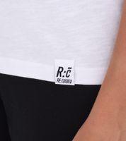 RE:COVERED X Disney T-shirt da donna con design di Topolino e amici in cotone, scollo tondo, RCDIF2063, bianco
