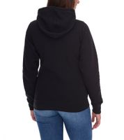 Sudadera con capucha Elevate Charon para mujer, suéter sencillo de algodón con bolsillo tipo canguro, 3823490 Negro