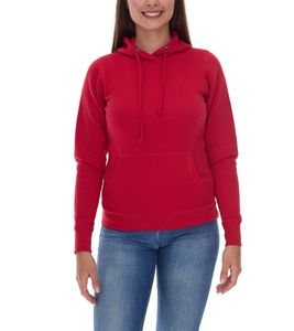 Sudadera con capucha para mujer Elevate Charon de algodón sencillo con bolsillo tipo canguro 3823421 Rojo Sudadera con capucha para mujer Elevate Charon de algodón sencillo con bolsillo tipo canguro 3823421 Rojo