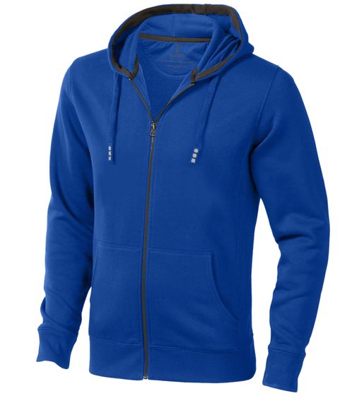 Elevate Arora Herren Sweat-Jacke mit Kapuze schlichte Baumwoll-Jacke Pullover 3821144 Blau