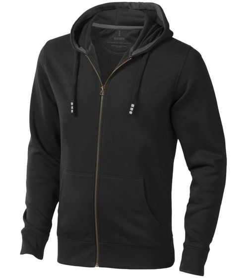 Elevate Arora Herren Sweat-Jacke mit Kapuze schlichte Baumwoll-Jacke Pullover 3821195 Anthrazit