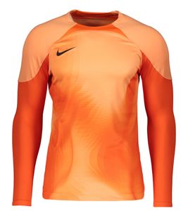 T-shirt à manches longues Nike Gardien IV pour enfant avec technologie Dry-Fit, pour fille ou garçon, pour le sport et les ados, DH8346-819, orange