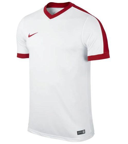 NIKE Striker IV Herren Trainings-Shirt mit Dri-FIT-Technologie Sport T-Shirt Kurzarm-Trikot 725892-101 Weiß