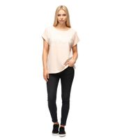 RE:COVERED X STAR WARS Damen T-Shirt mit Schriftzug Baumwoll-Shirt Rundhals-Shirt Boyfriend-Cut RCDIF2060 Rosa