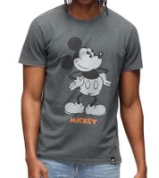 RE:COVERED X Disney T-shirt da uomo con stampa Topolino in cotone girocollo MMDIS2775 grigio RE:COVERED X Disney T-shirt da uomo con stampa Topolino in cotone girocollo MMDIS2775 grigio