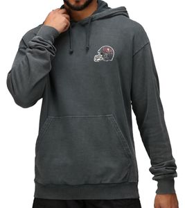 RE:COVERED X NFL Herren Kapuzen-Pullover mit Tampa Bay Buccaneers Schriftzug Baumwoll-Hoody Langarm-Shirt RCNFL1316C Grau RE:COVERED X NFL Herren Kapuzen-Pullover mit Tampa Bay Buccaneers Schriftzug Baumwoll-Hoody Langarm-Shirt RCNFL1316C Grau