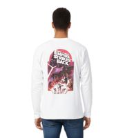 RE:COVERED X STAR WARS Maglietta a maniche lunghe da uomo L'Impero colpisce ancora Maglietta in cotone a maniche lunghe MMSTW2452 Bianco/Rosso