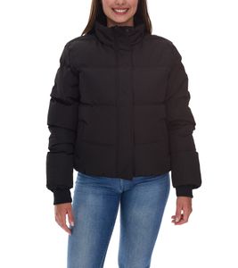CARS JEANS Chaqueta acolchada sostenible para mujer Caley de diario con cuello alto, chaqueta acolchada, chaqueta de otoño, chaqueta acolchada 6407601 Negro