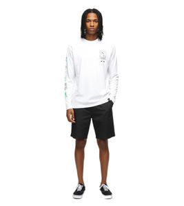 RE:COVERED X Nickelodeon Men's Long-Sleeved Shirt with SpongeBob SquarePants Design, Cotton Pullover, Crew Neck, MMVCM199 White RE:COVERED X Nickelodeon Men's Long-Sleeved Shirt with SpongeBob SquarePants Design, Cotton Pullover, Crew Neck, MMVCM199 White
