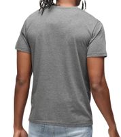 T-shirt homme RE:COVERED X NFL Ravens avec logo en coton, col rond, gris, MMNFL1187
