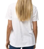 RE:COVERED Vintage Chevy Camaro Damen T-Shirt mit Auto-Print Baumwoll-Shirt Kurzarm-Shirt MMPKC475 Ecru-Weiß