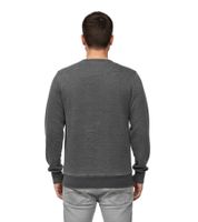 RE:COVERED X BSA Herren Rundhals-Pullover mit ‎‎"British Motor Flag"-Print Langarm-Shirt Sweat-Shirt MMBSA301 Grau