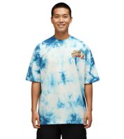 Camiseta RE:COVERED X CAPCOM para hombre con estampado de Street Fighter Vega, algodón, cuello redondo, MMDIF1879, azul Camiseta RE:COVERED X CAPCOM para hombre con estampado de Street Fighter Vega, algodón, cuello redondo, MMDIF1879, azul