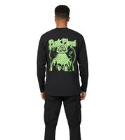 RE:COVERED X Pink Floyd Herren Langarm-Shirt mit Vibrant Green Logo-Print Baumwoll-Longsleeve Pullover MMPER774 Schwarz RE:COVERED X Pink Floyd Herren Langarm-Shirt mit Vibrant Green Logo-Print Baumwoll-Longsleeve Pullover MMPER774 Schwarz