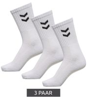 18 Paar hummel Basic Sport-Socken Baumwoll-Strümpfe Alltags-Socken mit Marken-Schriftzug 205603 oder Kontrastwinkel 022030 in Weiß oder Schwarz 18 Paar hummel Basic Sport-Socken Baumwoll-Strümpfe Alltags-Socken mit Marken-Schriftzug 205603 oder Kontrastwinkel 022030 in Weiß oder Schwarz