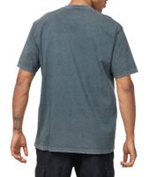 RE:COVERED X Disney Camiseta de hombre con estampado de Mickey Mouse Camisa de algodón con efecto batik Camisa de cuello redondo Azul oscuro, azul batik o gris