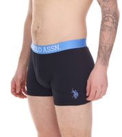 Confezione da 2 maglie U.S. POLO ASSN. Boxer da uomo in cotone traspirante 011601_US16133_02 nero o blu/rosso