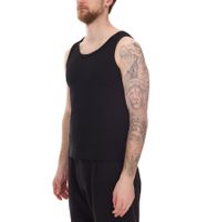 Débardeur homme STONES en coton, haut basique, col rond, sous-vêtement noir