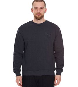 STONES Herren Basic-Pullover moderner Baumwoll-Sweater Sweatshirt Langarm-Shirt 400gsm Dunkel-Grau STONES Herren Basic-Pullover moderner Baumwoll-Sweater Sweatshirt Langarm-Shirt 400gsm Dunkel-Grau
