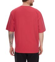 T-shirt homme STONES, chemise simple en coton avec col rond et logo brodé, chemise à manches courtes, 240 g/m², oversize, rouge, noir, beige ou marron clair T-shirt homme STONES, chemise simple en coton avec col rond et logo brodé, chemise à manches courtes, 240 g/m², oversize, rouge, noir, beige ou marron clair