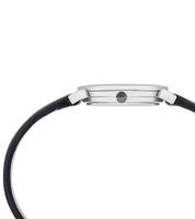 Pierre Cardin Women's Watch with a Simple Dial, Analog Quartz Watch with a Leather Strap, 3 ATM, 27 mm CPI.250, Black/White or Black