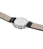 Pierre Cardin Women's Watch with a Simple Dial, Analog Quartz Watch with a Leather Strap, 3 ATM, 27 mm CPI.250, Black/White or Black