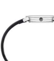 Pierre Cardin Women's Watch with a Simple Dial, Analog Quartz Watch with a Leather Strap, 3 ATM, 27 mm CPI.250, Black/White or Black