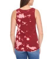 ROCKUPY Damen Tank-Top mit Totenkopf-Print Baumwoll-Shirt Sommer-Shirt 317051 Rot
