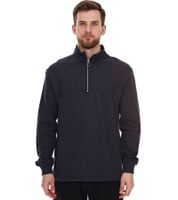 Pull homme STONES oversize demi-zip pull moderne demi-zip en coton 400 g/m² avec col montant avec broderie logo gris foncé Pull homme STONES oversize demi-zip pull moderne demi-zip en coton 400 g/m² avec col montant avec broderie logo gris foncé