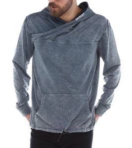 ROCKUPY Herren Hoodie Baumwoll-Pullover mit Kapuze Alltags-Pulli 393630 Grau ROCKUPY Herren Hoodie Baumwoll-Pullover mit Kapuze Alltags-Pulli 393630 Grau