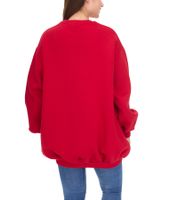 Robe mini-sweat pour femme ROCKUPY avec grosses pierres scintillantes style pull RPW20-040303 Rouge