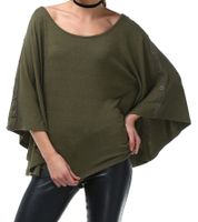 ROCKUPY felpa donna manica corta in cotone con maniche a cappuccio 330635 Cachi