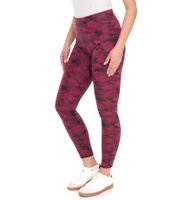 ROCKUPY leggings da donna alla moda pantaloni fitness in look mimetico pantaloni da allenamento 393230 viola/nero