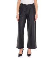 Leggings de piel sintética para mujer ROCKUPY, pantalones casuales sencillos PRW20-040703 802 Negro