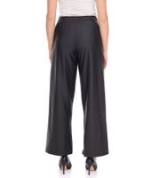 Leggings de piel sintética para mujer ROCKUPY, pantalones casuales sencillos PRW20-040703 802 Negro