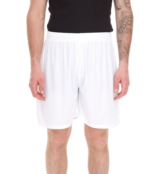 masita Belize Pantaloncini da allenamento da uomo con tecnologia Clima Tech Pantaloni sportivi senza slip interno 2202S-1000 Bianco