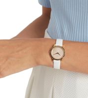 Reloj de señora Pierre Cardin con esfera sencilla, reloj analógico de cuarzo con correa de piel, 3ATM, 27 mm CPI.250 beige, negro, blanco, rosa Reloj de señora Pierre Cardin con esfera sencilla, reloj analógico de cuarzo con correa de piel, 3ATM, 27 mm CPI.250 beige, negro, blanco, rosa