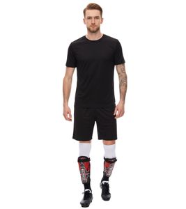 masita TEXAS parastinchi con chiusura in velcro e ammortizzatore EVA 7101 Nero/Rosso/Bianco