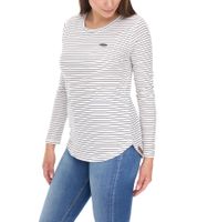 2er Pack ALIFE AND KICKIN LeaAK Damen Sweatshirt Baumwoll-Pullover Langarm-Shirt 12601153 Weiß/Navy