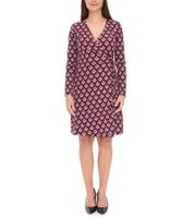 Aniston Casuals Vestito estivo da donna elegante a maniche lunghe 3172 95293142 Viola/Marrone/Bianco
