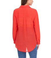 Chemisier d'été élégant en mousseline de soie pour femme Aniston, chemise à manches longues 14124228 Rouge