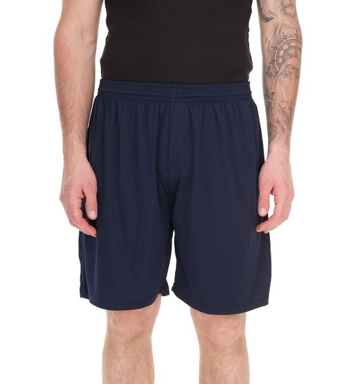 Pantaloncini da allenamento da uomo Masita Bogota con tecnologia Clima Tech e slip interno 2101-2200 blu scuro