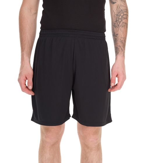 Pantaloncini da allenamento da uomo Masita Bogota con tecnologia Clima Tech e slip interno 2101-1500 Nero