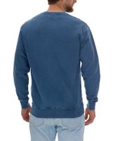 Felpa da uomo ROCKUPY in cotone con logo ricamato, girocollo, UNI-40020, blu scuro, viola, verde scuro o verde