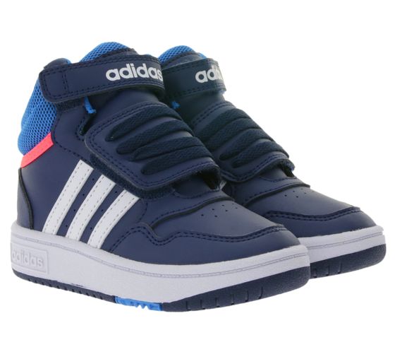 adidas Hoops Mid 3.0 AC Kids' Retro Toddler Sneakers for Girls and Boys Baby Shoes GW0406 Dark Blue