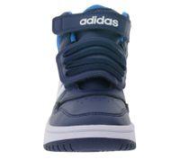 Zapatillas adidas Hoops Mid 3.0 AC para niños, estilo retro, para niñas y niños, color azul oscuro, GW0406
