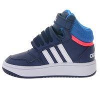 Zapatillas adidas Hoops Mid 3.0 AC para niños, estilo retro, para niñas y niños, color azul oscuro, GW0406
