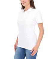 ELEVATE Helios Women's Polo Shirt, Cotton Pique Knit Polo Shirt, 180 g/m², 3810701, White