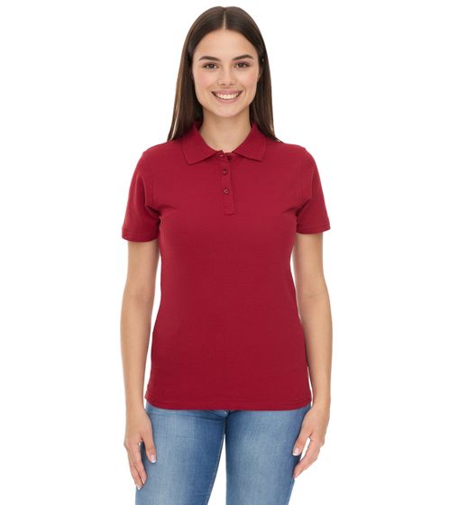 ELEVATE Helios Damen Polo-Shirt Baumwolle Polo-Hemd Pique-Strick 180 g/m² 3810724 Weinrot