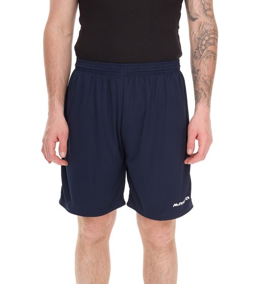 Pantaloncini da allenamento da uomo Masita Rio con tecnologia Clima Tech e slip interno 2401S-2200 blu scuro
